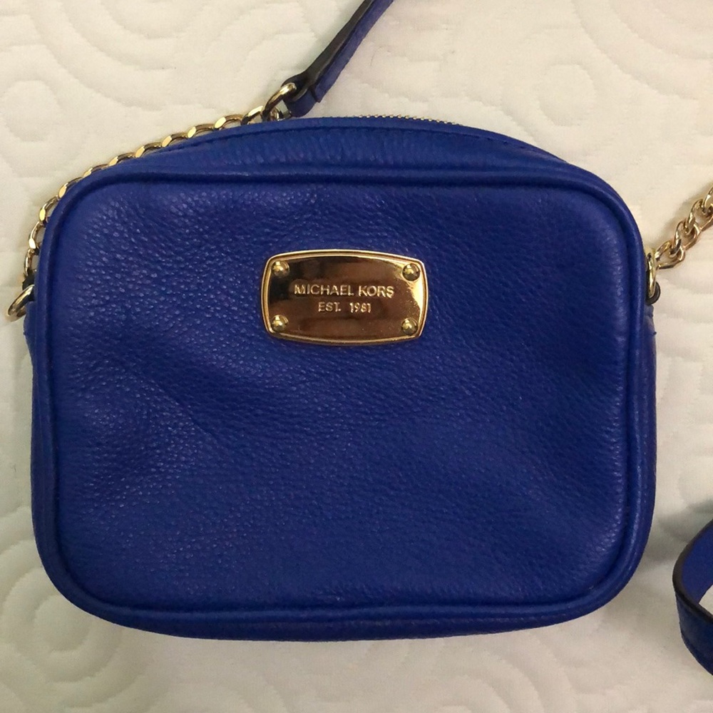 Michael Kors Electric Blue Crossbody Bag